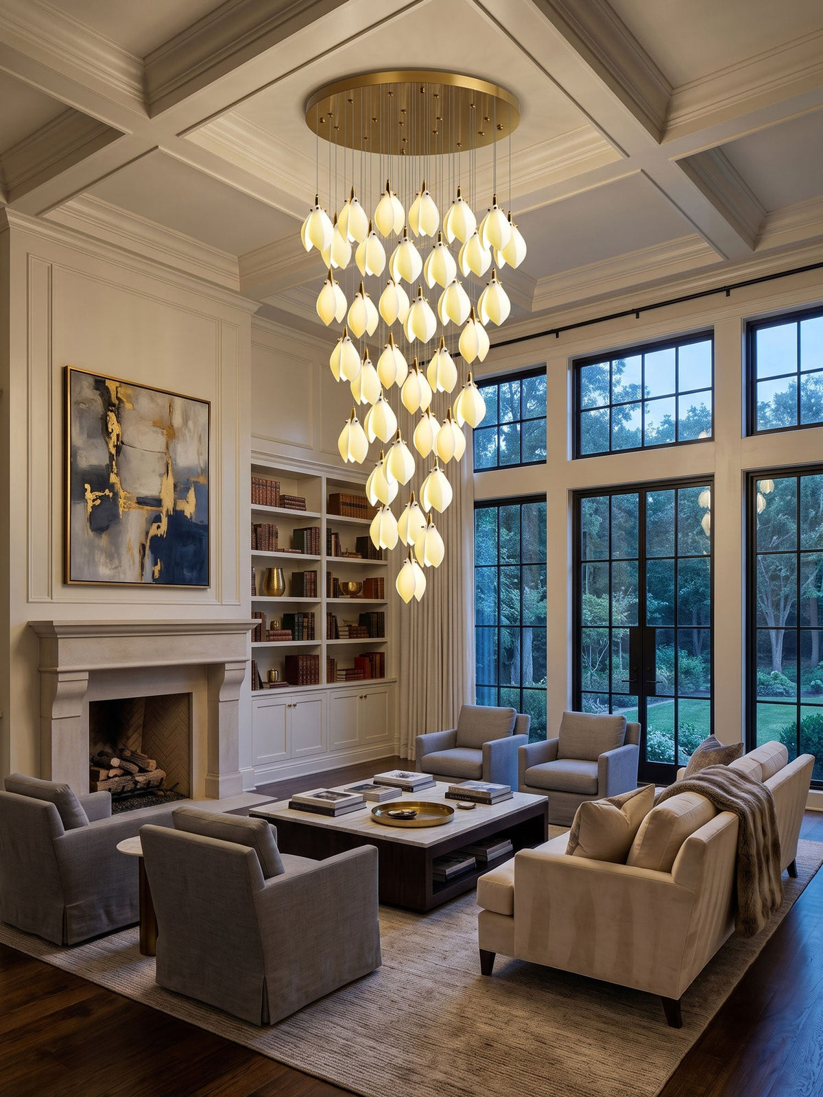 Astralis Bloom Stairs Chandelier