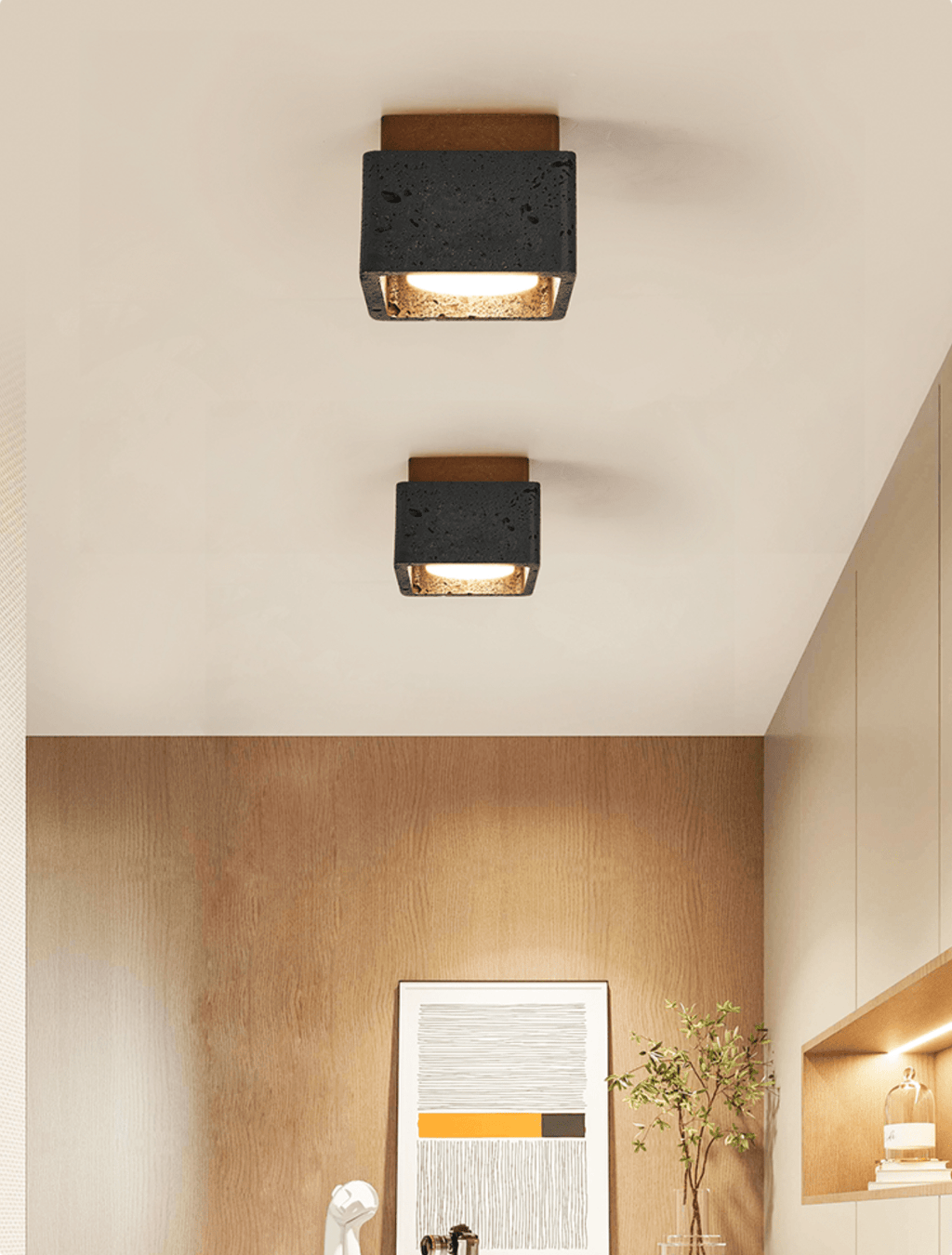 Lava Cube Ceiling Lamp
