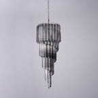 Lucente Noir Spiral Chandelier