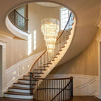 Cascada Spiral Clear Chandelier