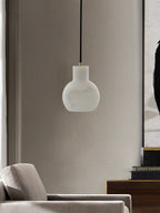 Bell Jar Alabaster Cluster Chandelier