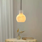 Bell Jar Alabaster Cluster Chandelier