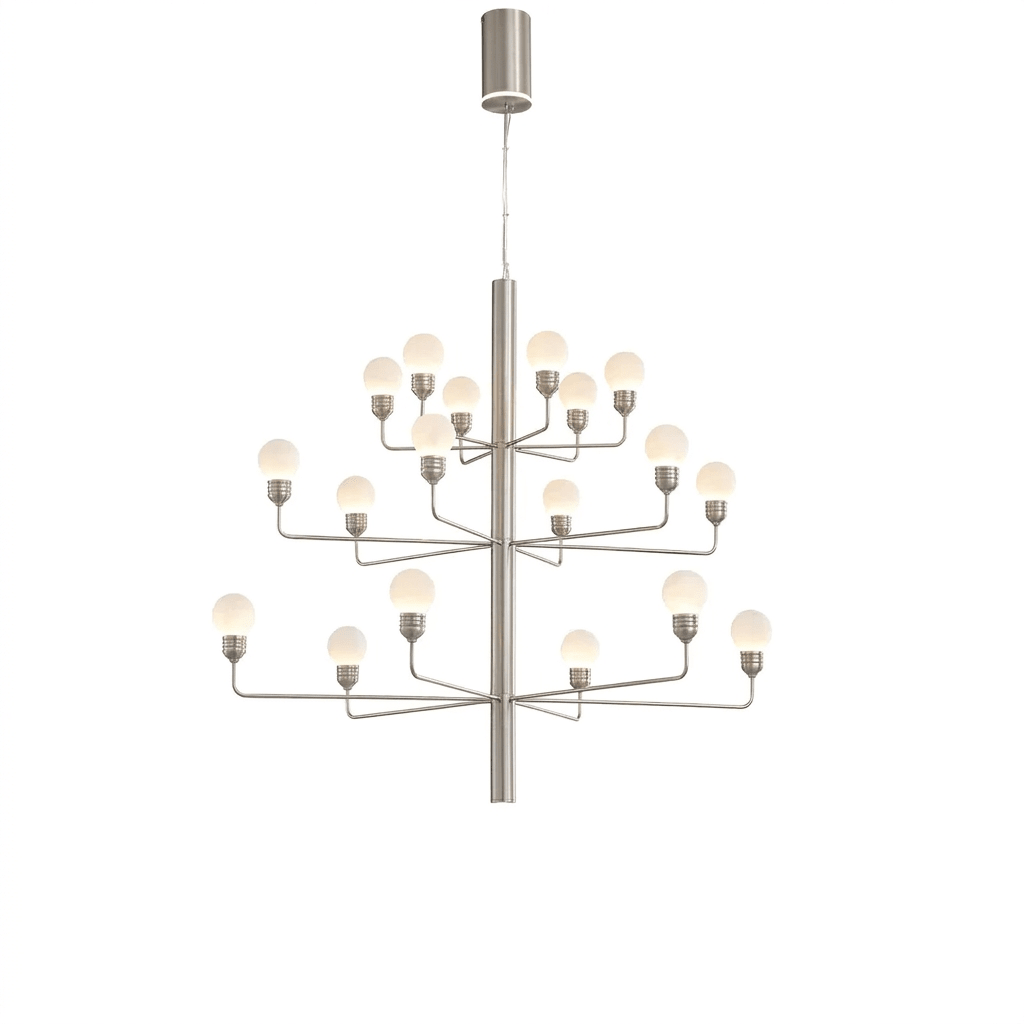 Raggiera Tiered Alabaster Globe Chandelier