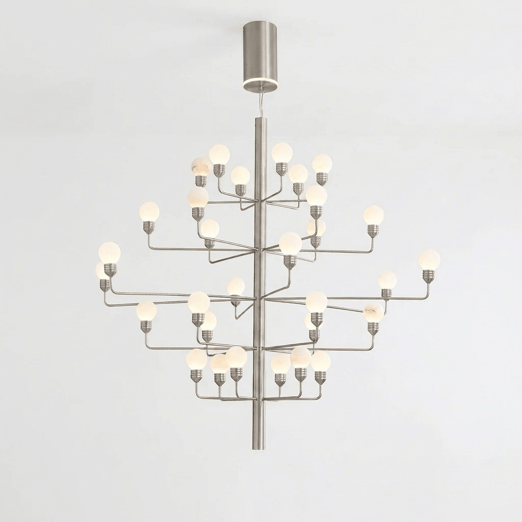 Raggiera Tiered Alabaster Globe Chandelier