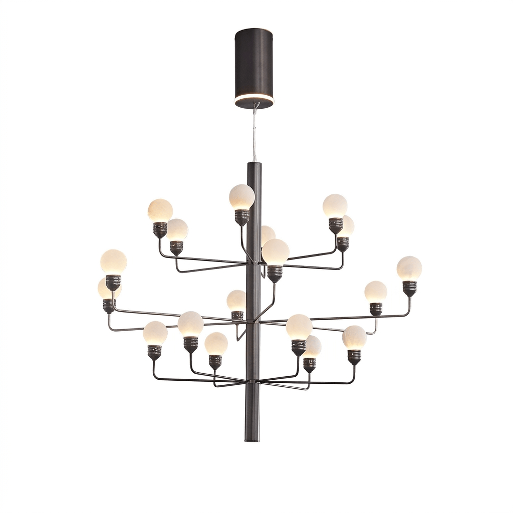 Raggiera Tiered Alabaster Globe Chandelier