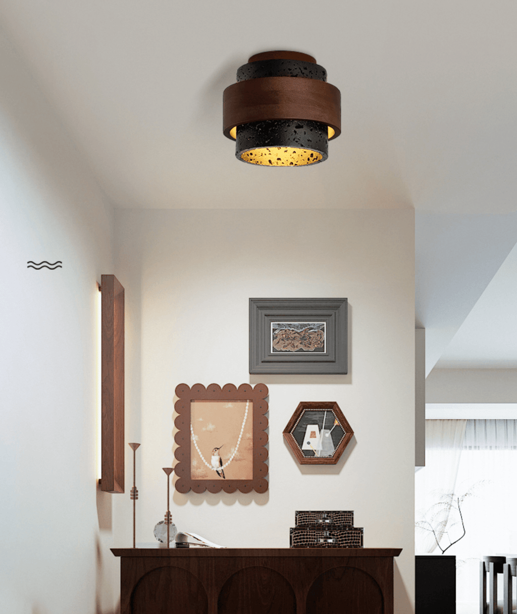 Ebony Ceiling Light