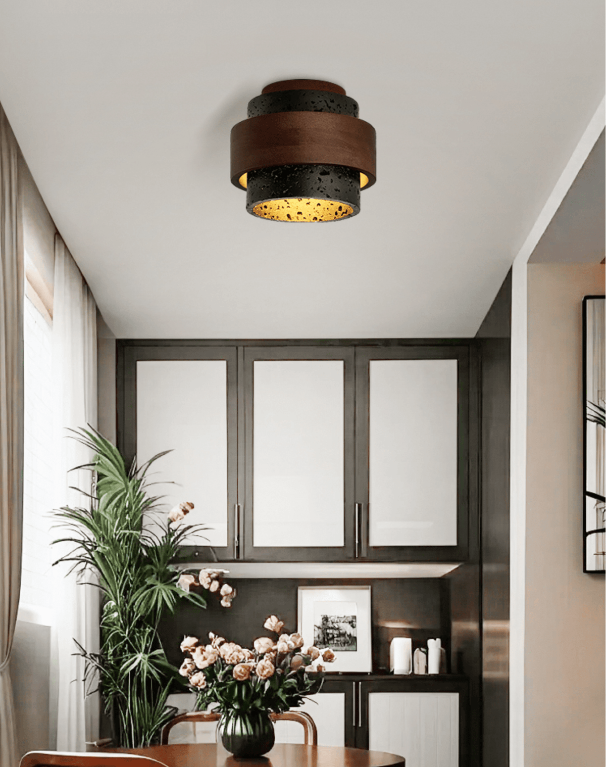 Ebony Ceiling Light