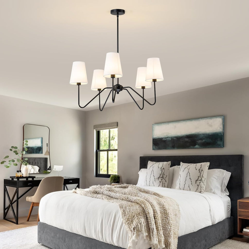 Lumos Black Chandelier