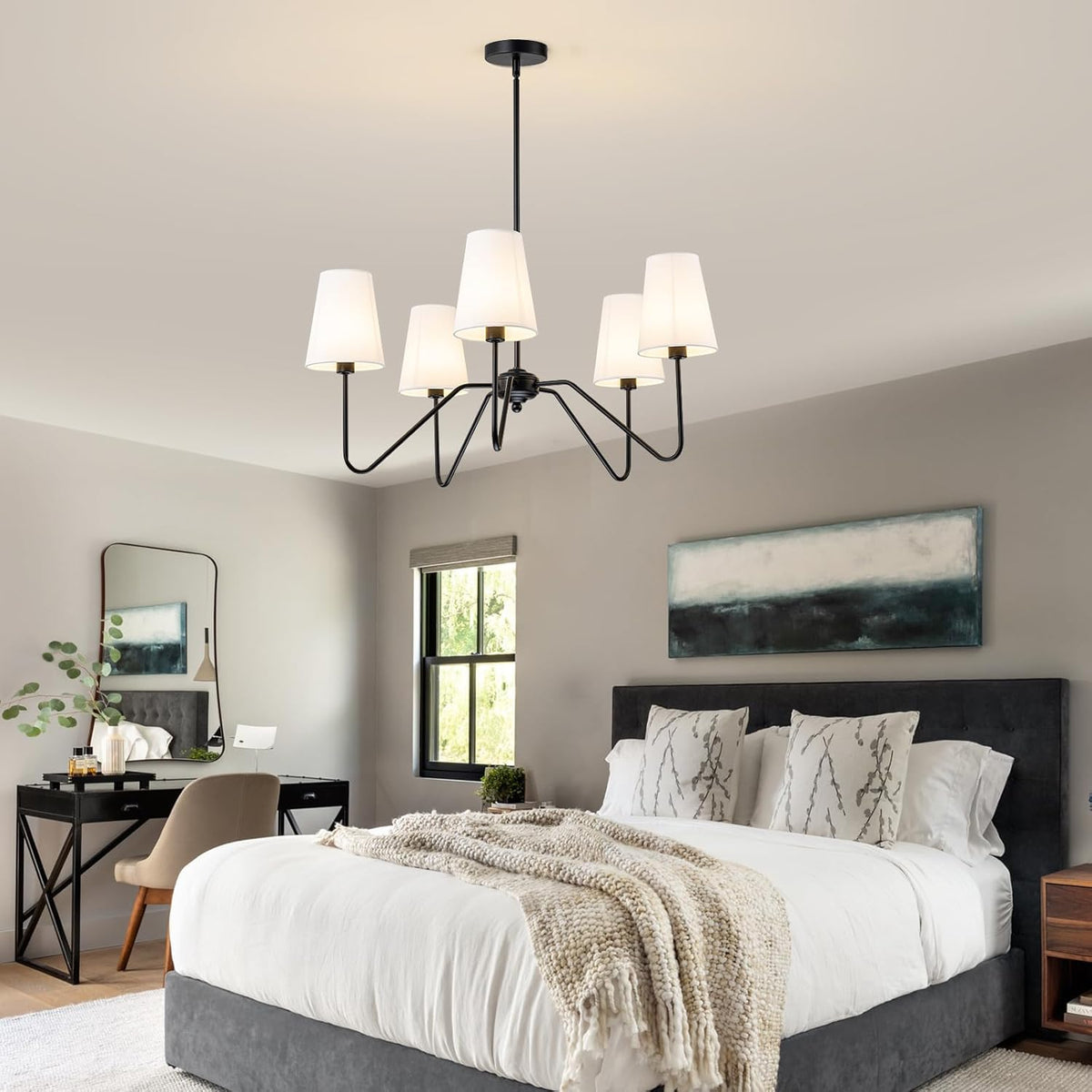 Lumos Black Chandelier