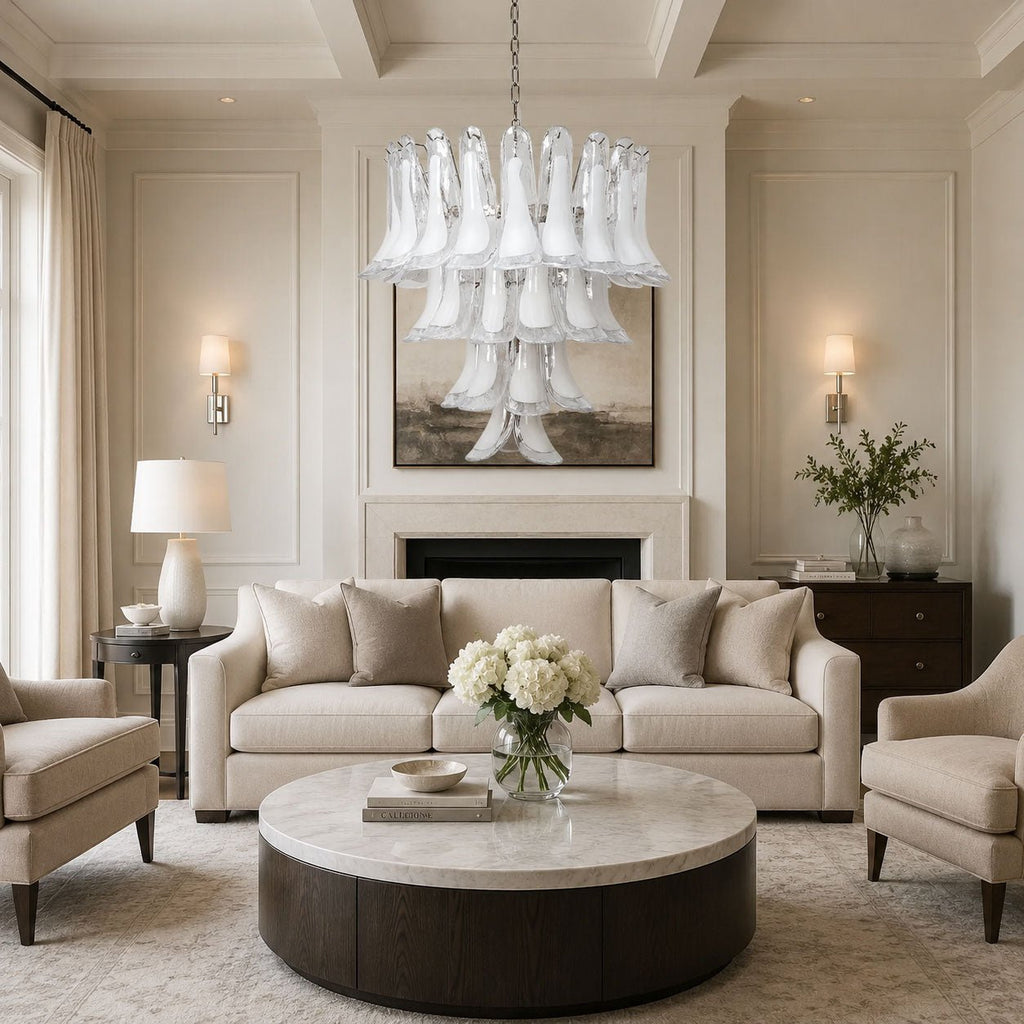 Florentine Lily Glass Chandelier