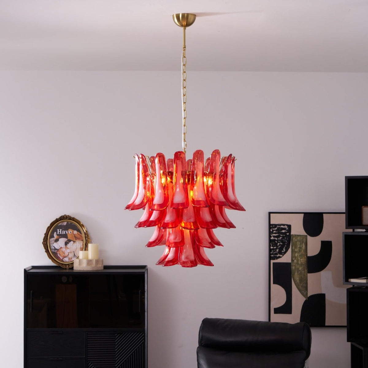 Fiametta Glass Chandelier