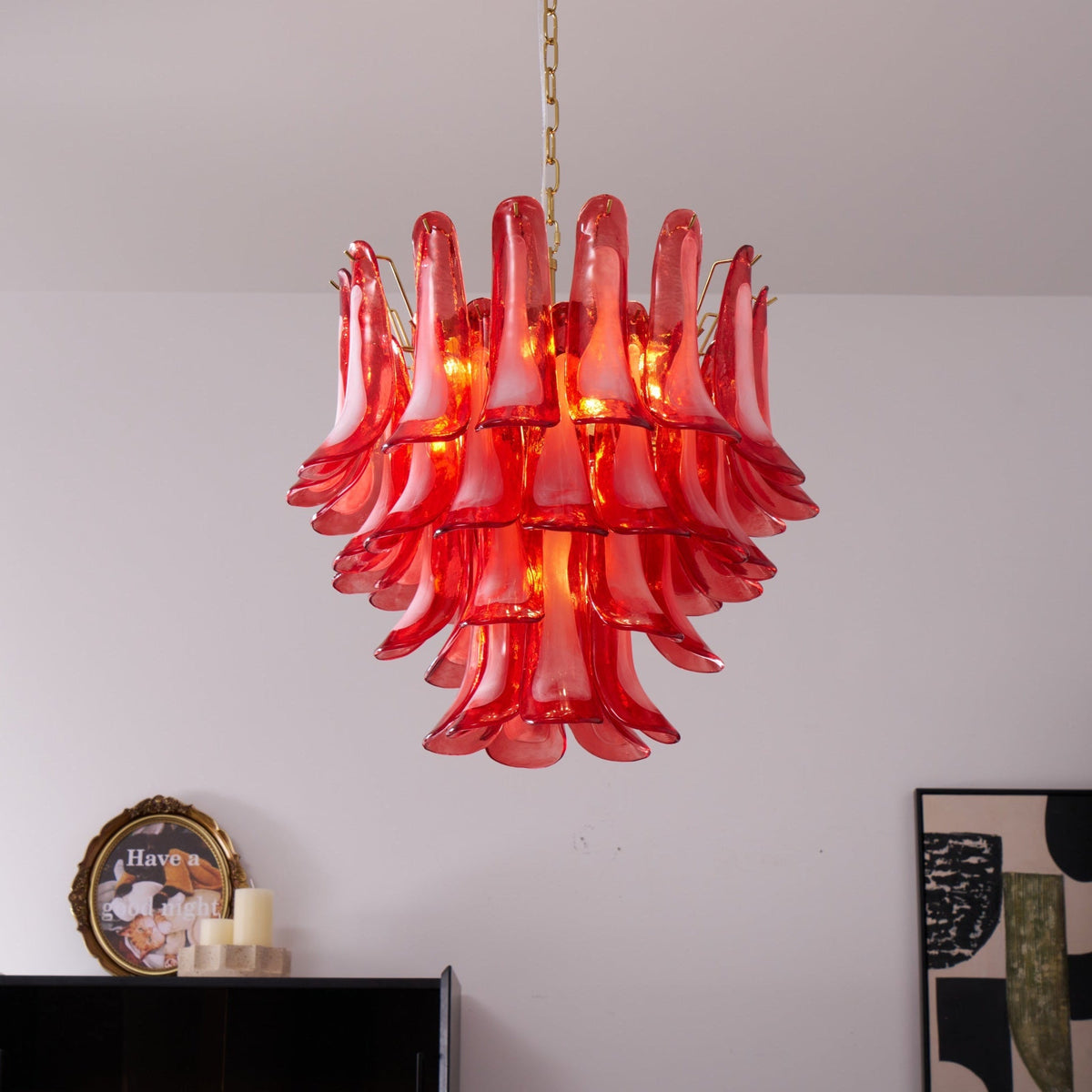 Fiametta Glass Chandelier