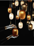 Chromatic Gem Drop Chandelier