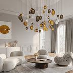 Chromatic Gem Drop Chandelier