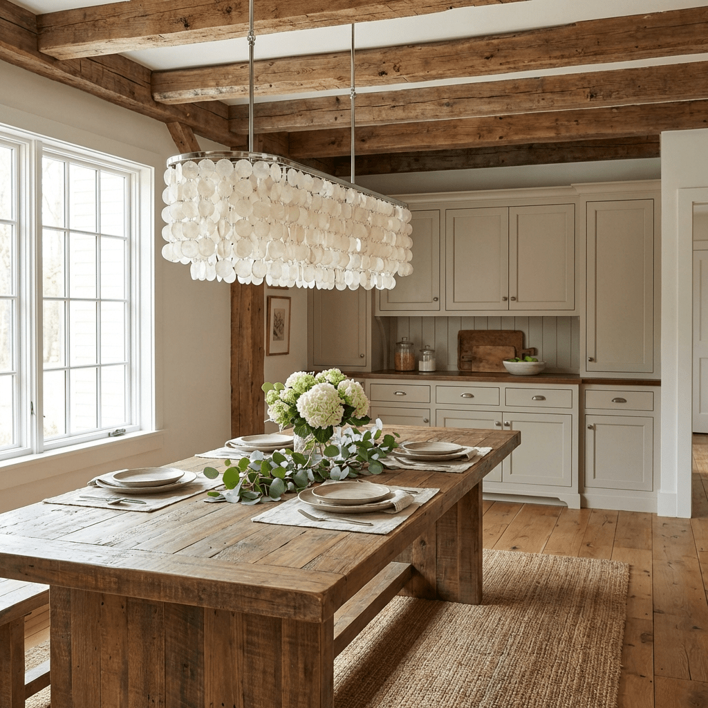Liora Shell Linear Chandelier
