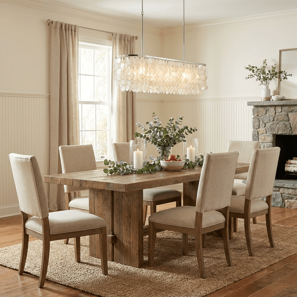 Liora Shell Linear Chandelier