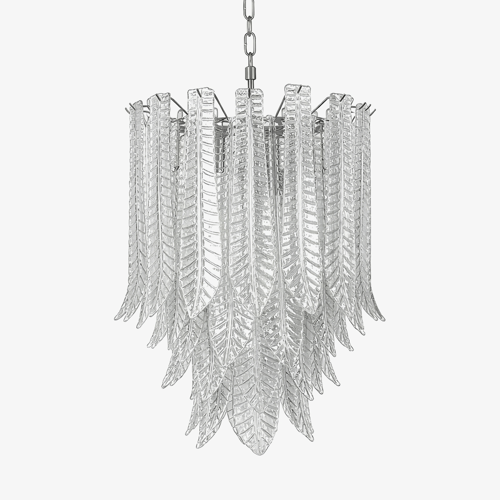 Silvae Veil Glass Chandelier