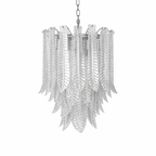Silvae Veil Glass Chandelier