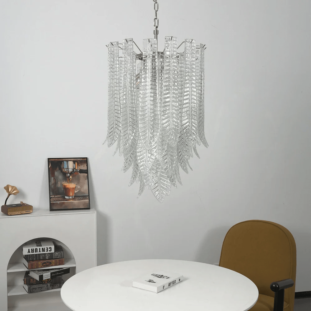 Silvae Veil Glass Chandelier