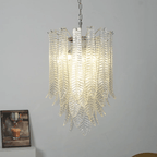 Silvae Veil Glass Chandelier