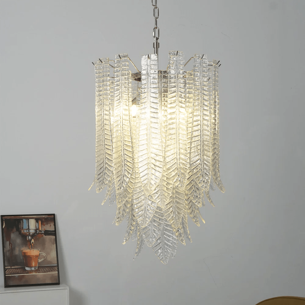Silvae Veil Glass Chandelier