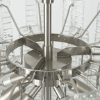 Silvae Veil Glass Chandelier
