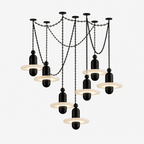 Orbital Drift Chain Chandelier