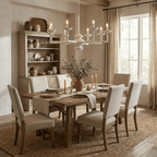 Sculptural Plaster Candelabra Chandelier