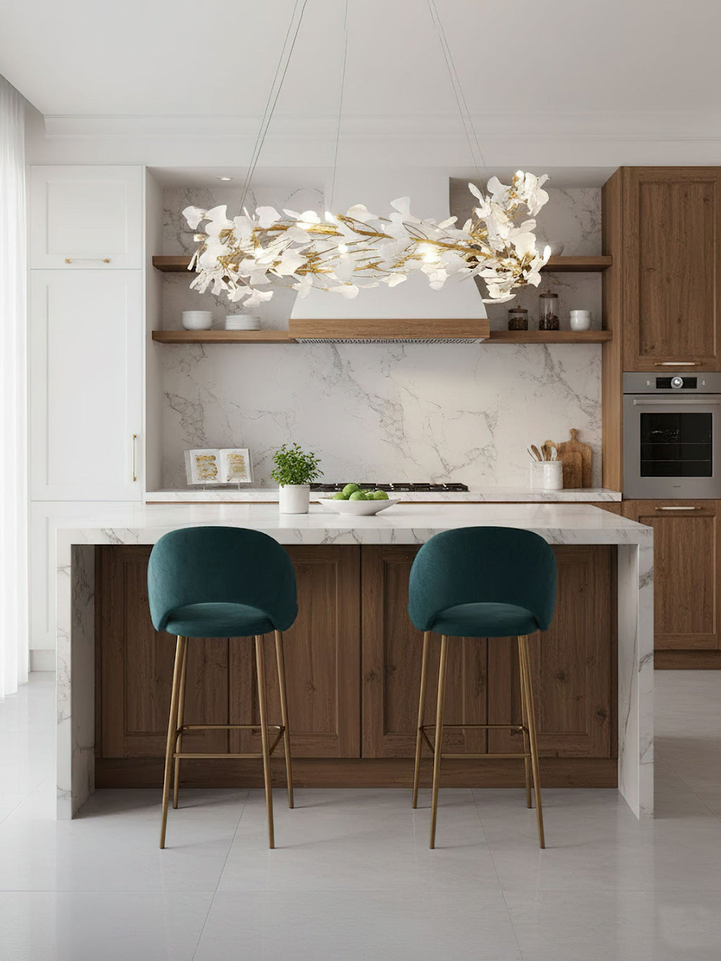 Gingko Halo Chandelier