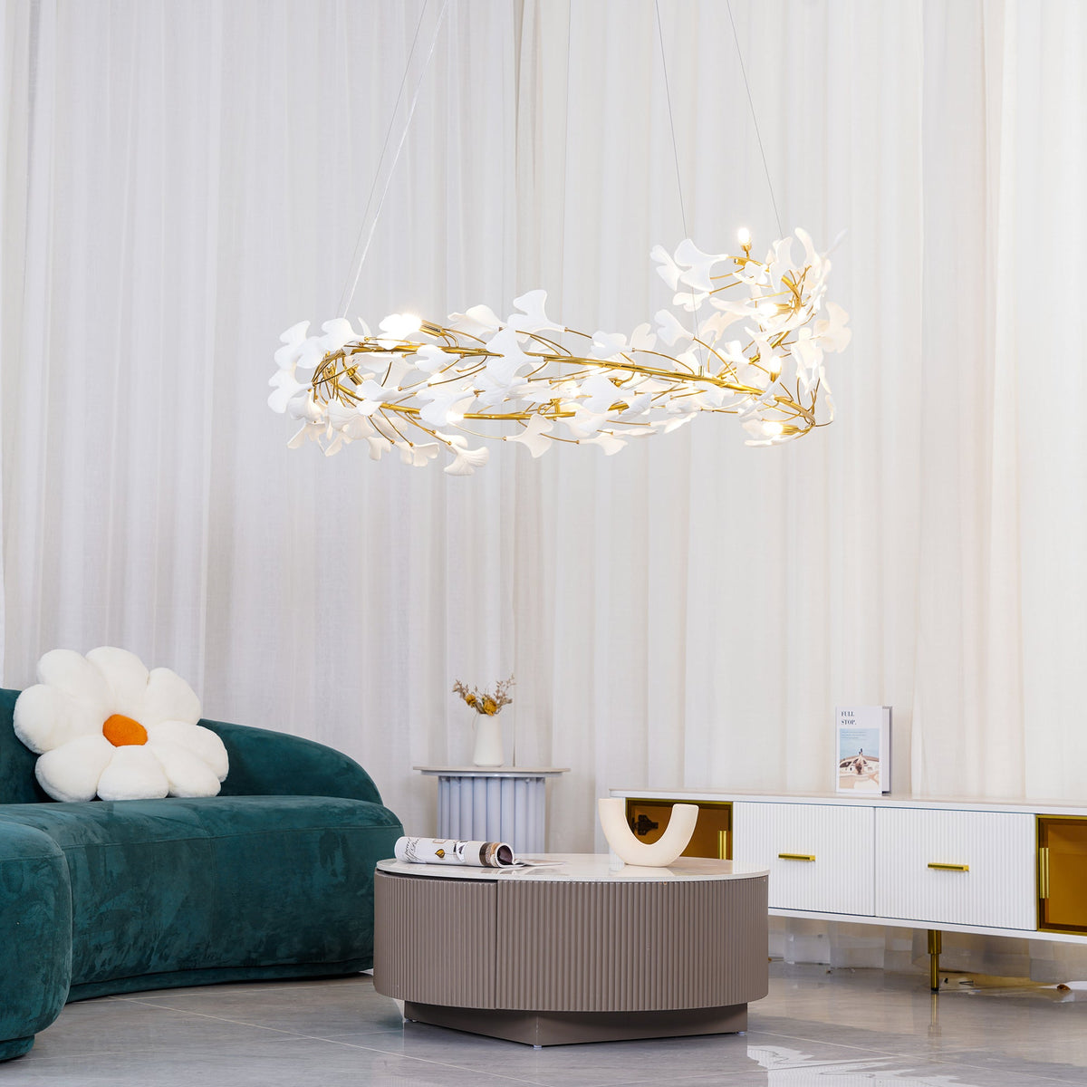 Gingko Halo Chandelier