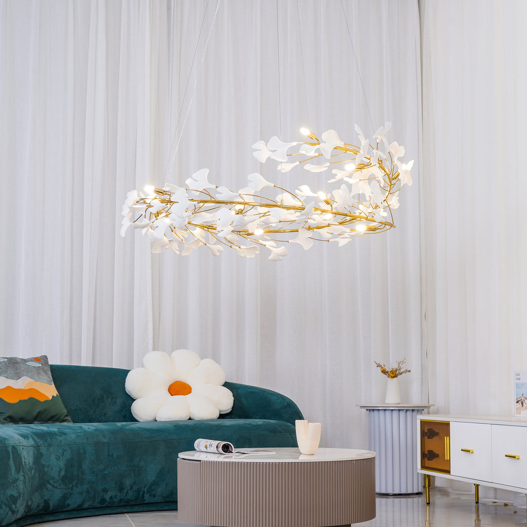 Gingko Halo Chandelier