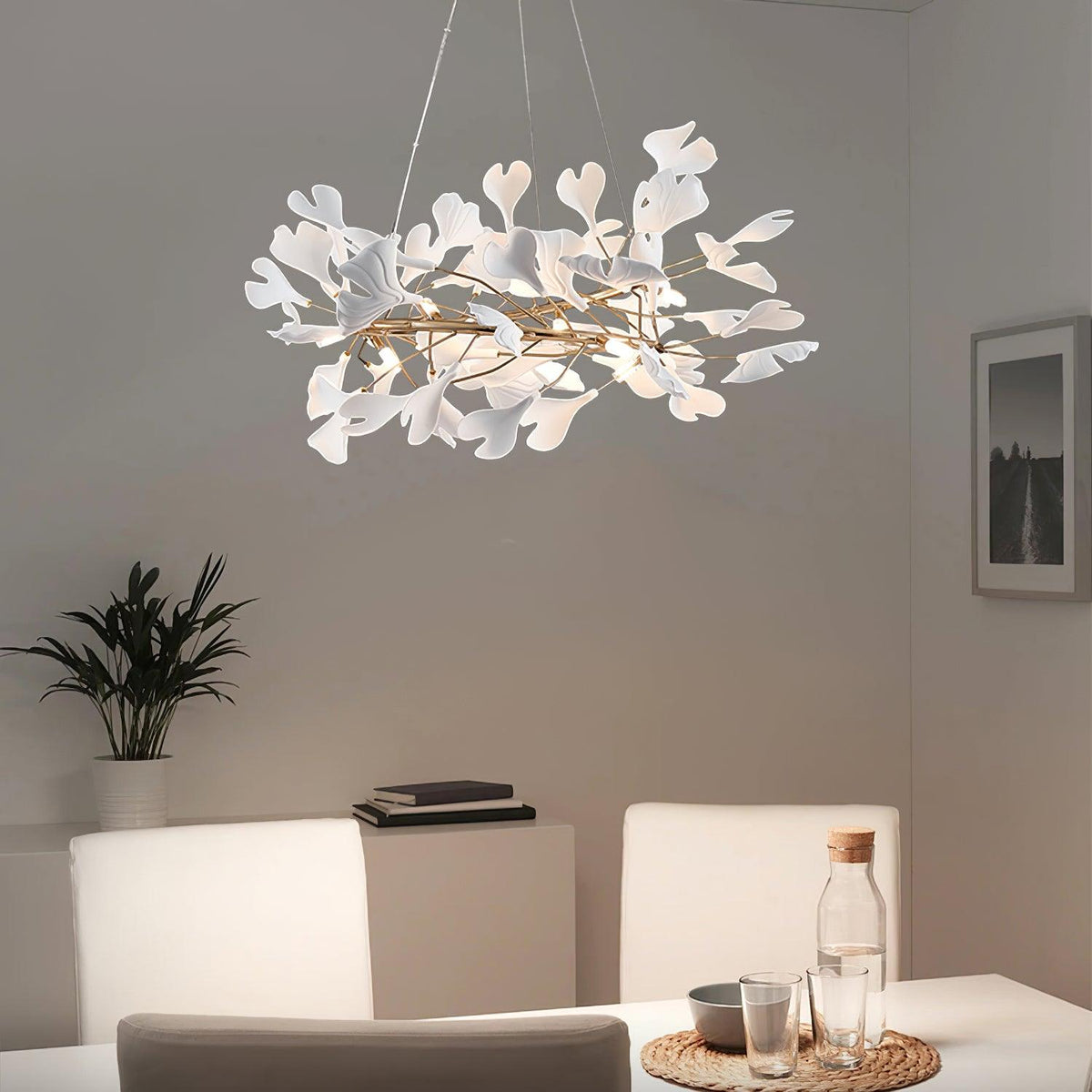 Gingko Halo Chandelier