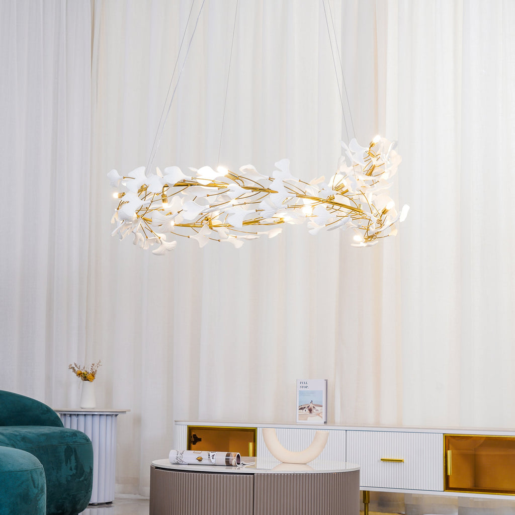 Gingko Halo Chandelier