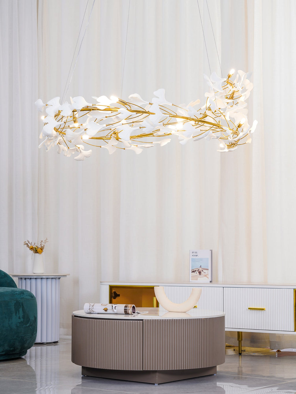 Gingko Halo Chandelier