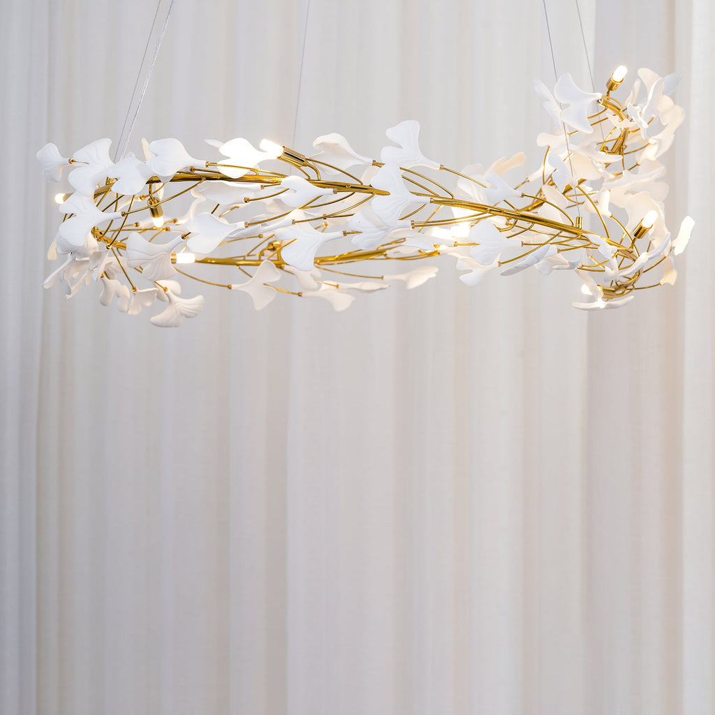 Gingko Halo Chandelier
