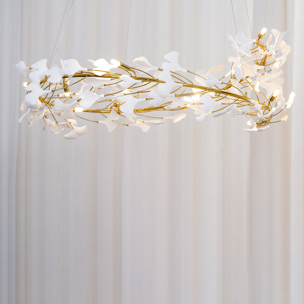 Gingko Halo Chandelier