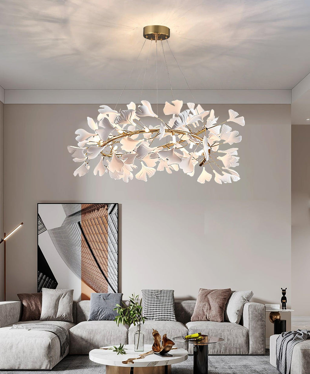 Gingko Halo Chandelier