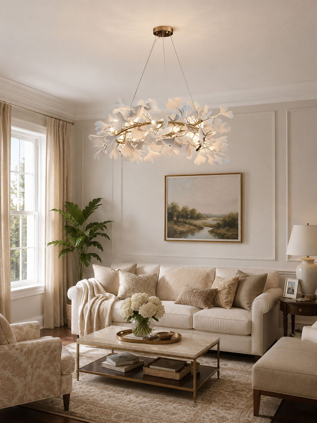 Gingko Halo Chandelier