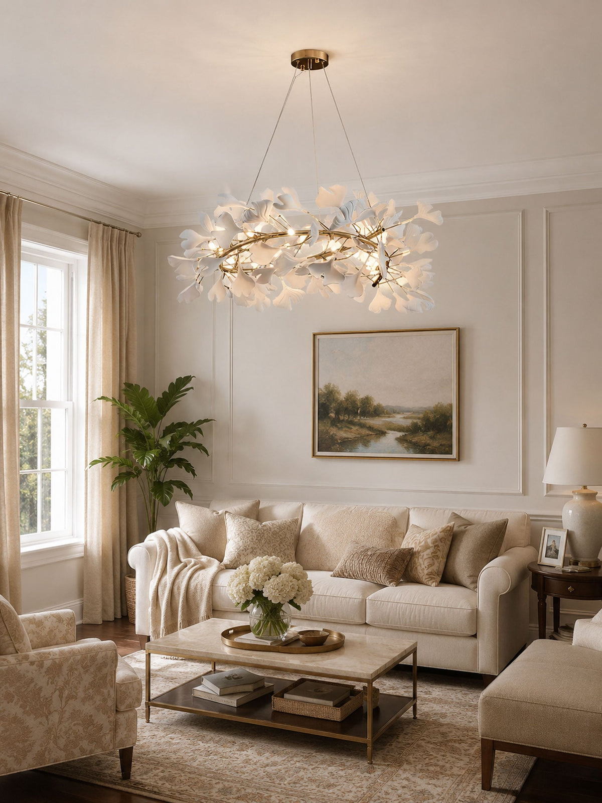 Gingko Halo Chandelier