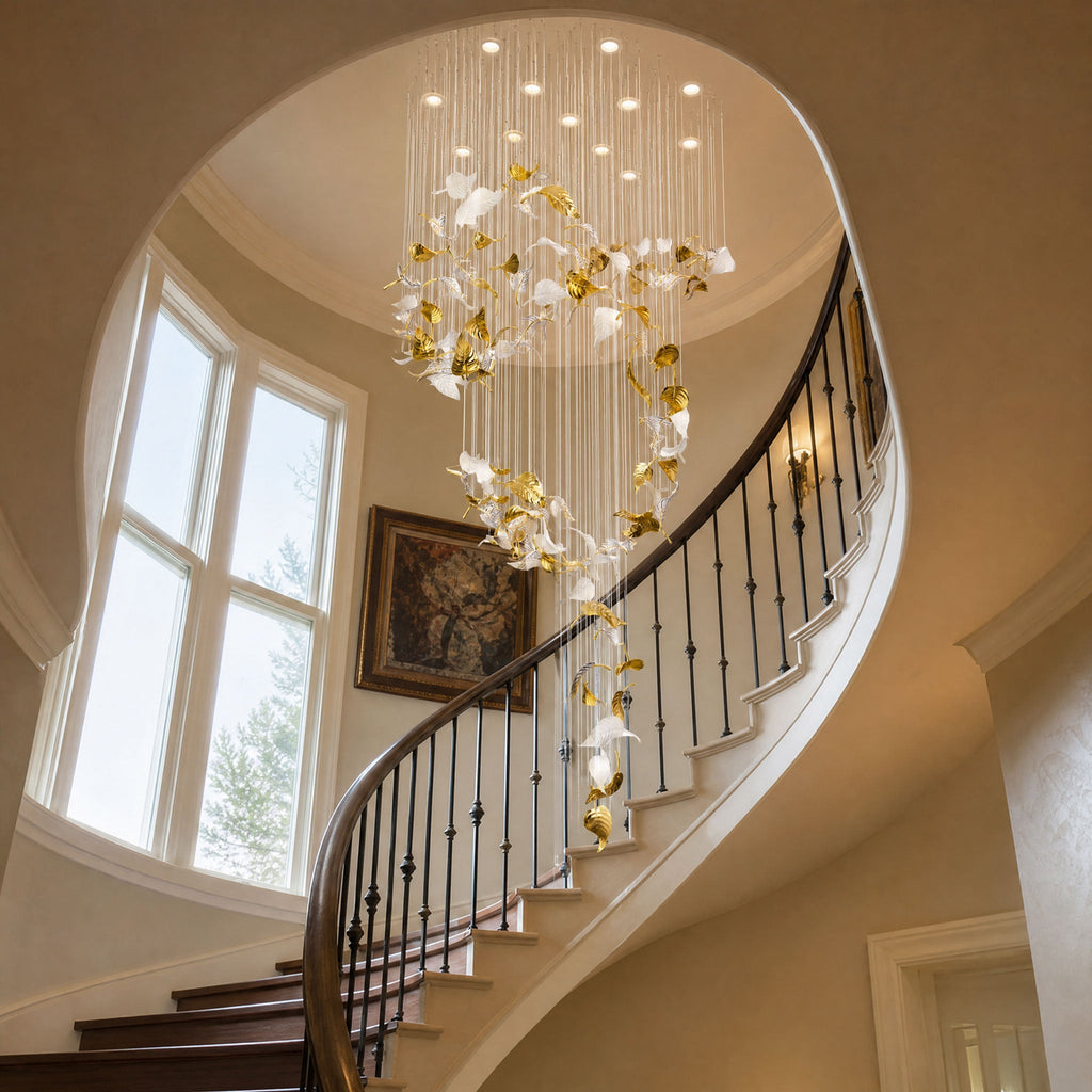 Linden Leaves Chandelier