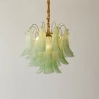 Colorful Murano-Style Glass Chandelier
