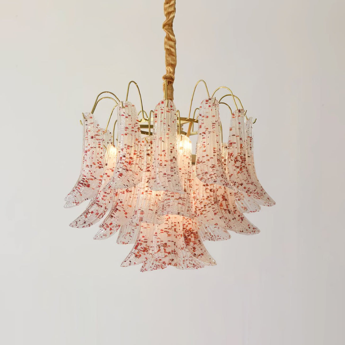 Colorful Murano-Style Glass Chandelier