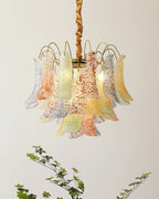 Colorful Murano-Style Glass Chandelier