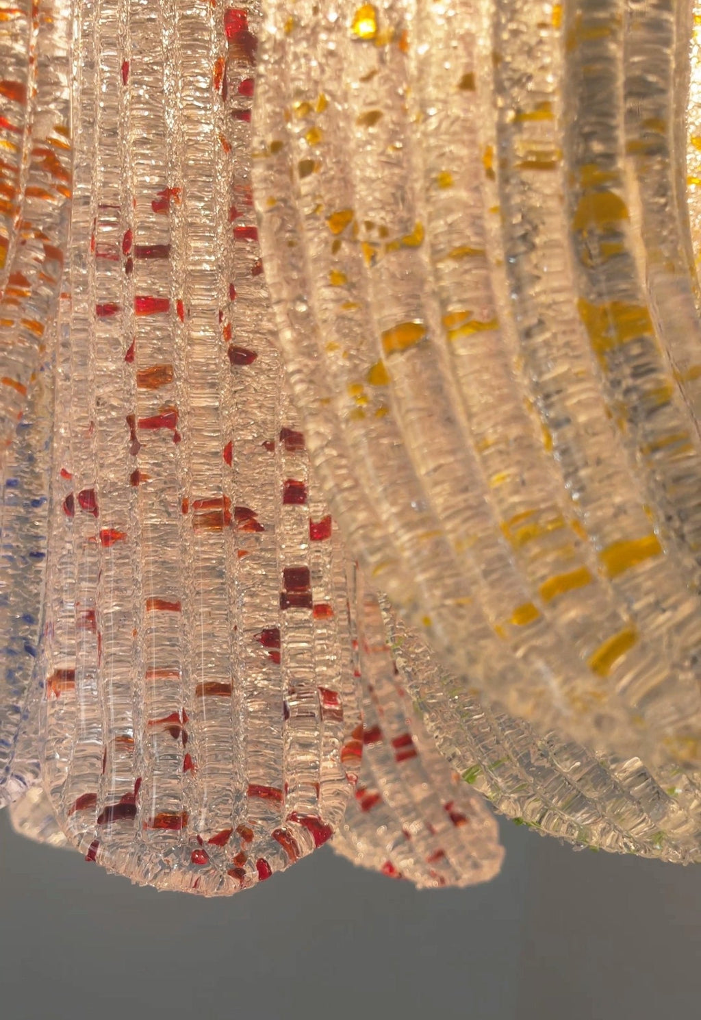 Colorful Murano-Style Glass Chandelier