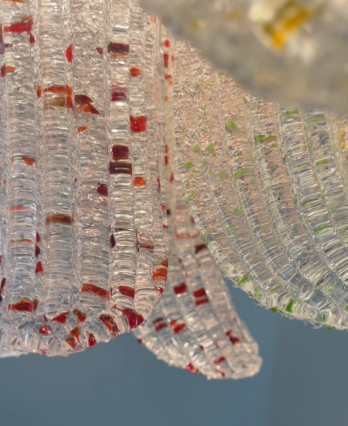 Colorful Murano-Style Glass Chandelier
