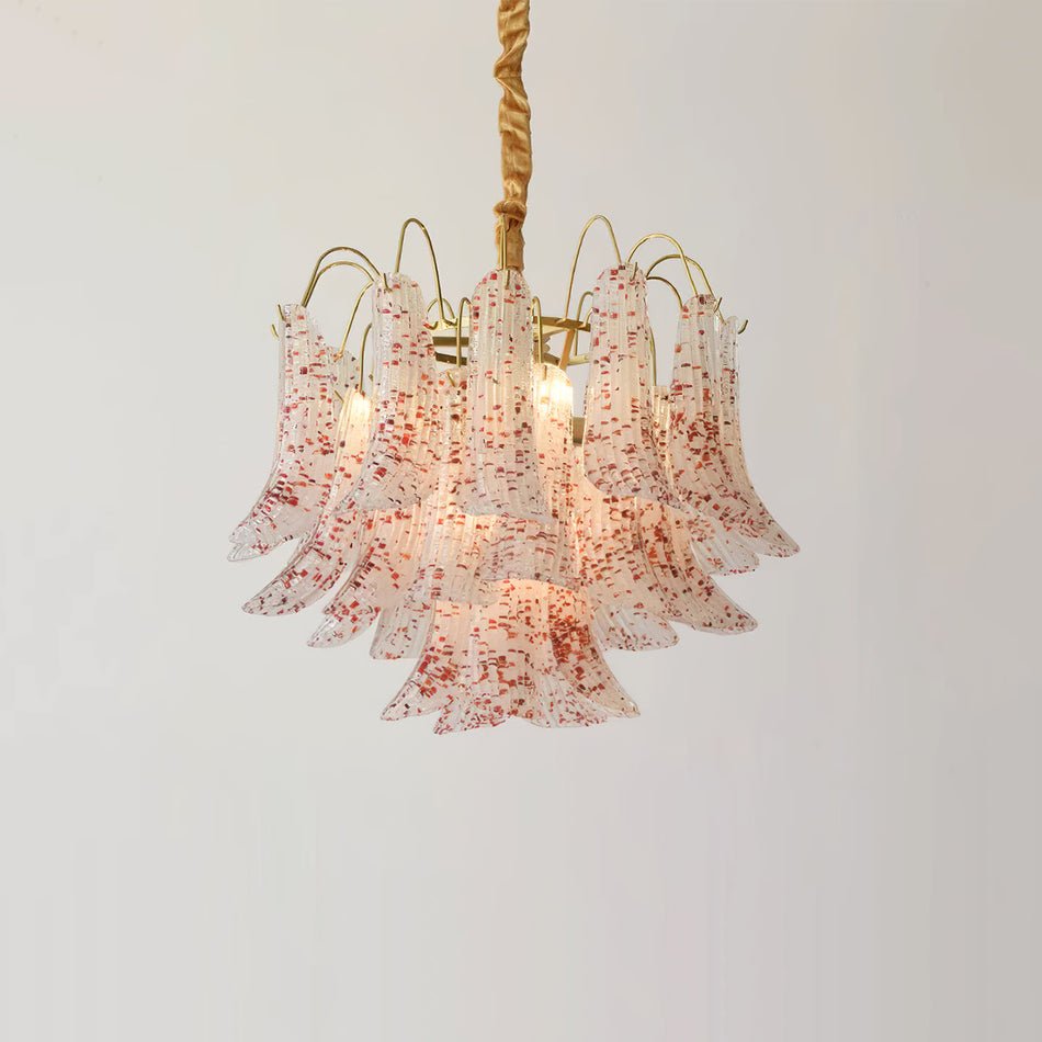 Colorful Murano-Style Glass Chandelier
