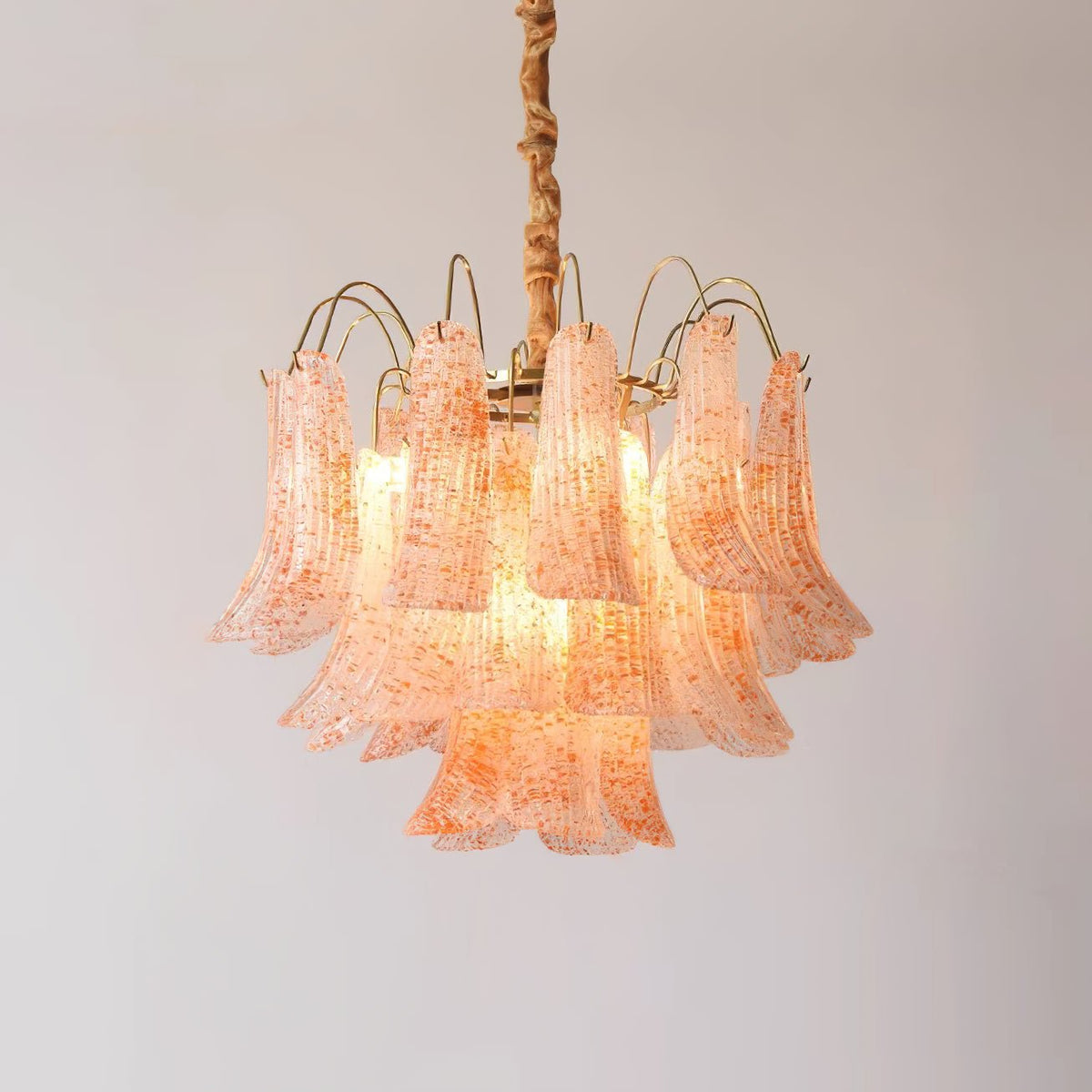 Colorful Murano-Style Glass Chandelier