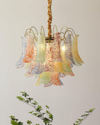 Colorful Murano-Style Glass Chandelier