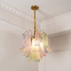 Colorful Murano-Style Glass Chandelier