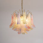 Colorful Murano-Style Glass Chandelier